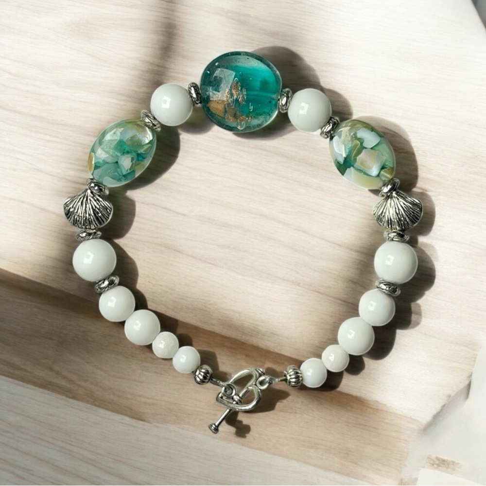 Artisan Glass Beaded Bracelet